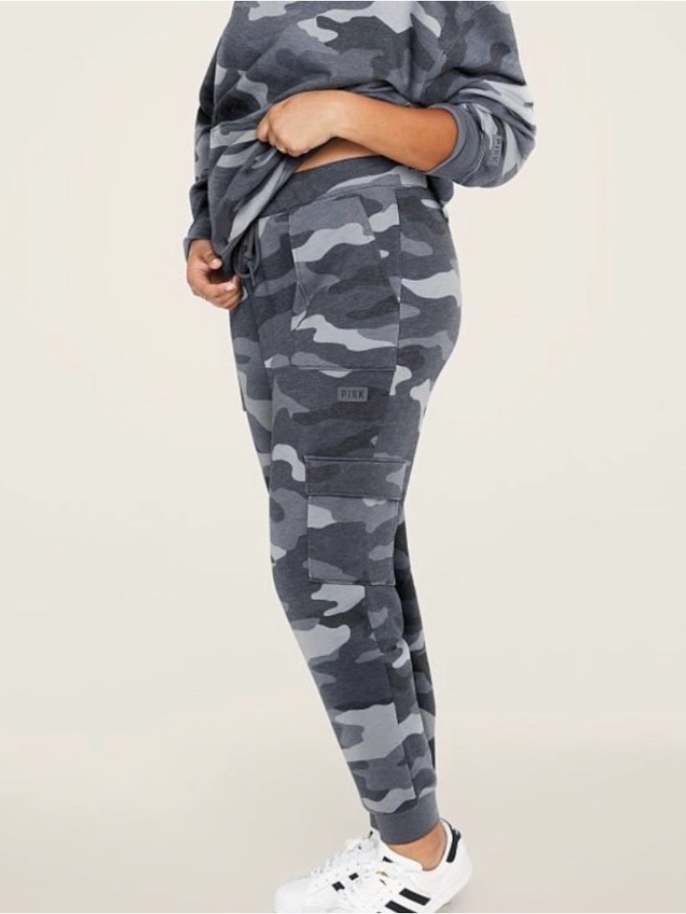 Victoria's Secret Blue/Gray Camo Joggers